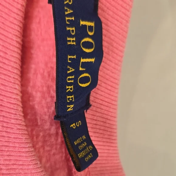 Ralph Lauren Women's Coral Pink  Sweatershirt - Picture 6 of 9